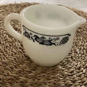 Vintage Pyrex creamer.